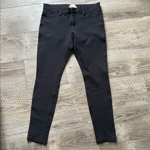 J Crew Black Skinnies, size 6 petite that runs very small. Very stretchy!